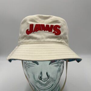 Universal Studios Jaws 50th Anniversary Reversable Bucket Hat Adult OSFM Shark